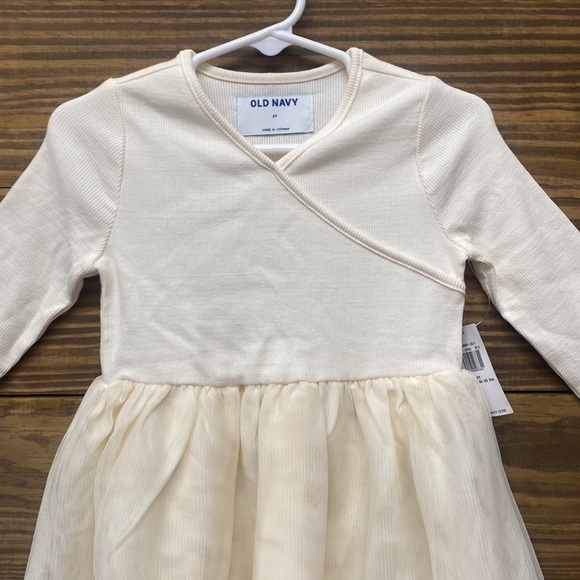 Fit & Flare Wrap-Front Tutu Dress for Toddler Girls - Picture 3 of 10